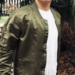 Elwood Green Bomber Jacket